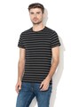 BLEND Tricou slim fit cu model in dungi Barbati