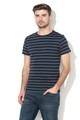 BLEND Tricou slim fit cu model in dungi Barbati