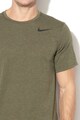 Nike Tricou cu imprimeu logo si Dri Fit pentru fitness Barbati