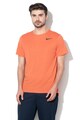 Nike Tricou cu imprimeu logo si Dri Fit pentru fitness Barbati