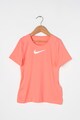 Nike Tricou cu imprimeu logo si Dri-Fit, pentru fitness Fete
