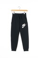 Nike Pantaloni cu imprimeu logo si captuseala din material fleece Fete