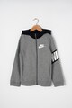 Nike Hanorac cu fermoar si captuseala din material fleece Core Amplify Baieti