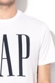 GAP Tricou cu decolteu la baza gatului si imprimeu logo supradimensionat Barbati