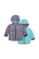 JoJo Maman Bebe Jacheta reversibila cu captuseala de fleece Fete