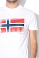 Napapijri Tricou cu imprimeu steag Norvegia Sibu Barbati