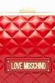 Love Moschino Капитонирана чанта от еко кожа с лого Жени