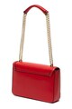 Love Moschino Geanta crossbody convertibila de piele, cu bareta din lant si aplicatii Femei