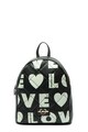 Love Moschino Steppelt műbőr hátizsák logós mintával női