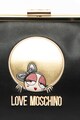 Love Moschino Műbőr válltáska logóval női