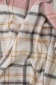 Pieces Linor kockás sál puha textúrával női