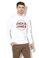 Jack & Jones Booster normál fazonú kapucnis pulóver polárbéléssel férfi
