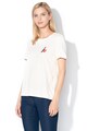 Vero Moda Tricou din bumbac organic, cu detaliu brodat Aida Olly Femei