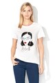 Vero Moda Tricou din bumbac organic, cu imprimeu grafic Dorthe, Femei