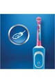 Oral-B Set Periuta de dinti electrica copii + Travel Case Oral B Vitality D100 , 1 capat, 4 stickere Fete