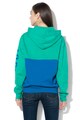 GAP Colorblock kapucnis pulóver polárbéléssel női
