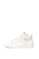 GUESS Pantofi sport mid-high de piele ecologica, cu logo Barbati