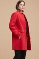Fiorella Rubino Право палто с малка овална яка Жени
