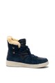 Pepe Jeans London Ghete de piele intoarsa cu insertii din material textil Roxy Fun Femei