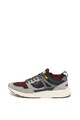 Pepe Jeans London Pantofi sport de piele intoarsa, cu garnituri din material textil Orbital M-25 Pro Barbati