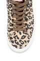 Pepe Jeans London Pantofi sport de piele intoarsa cu animal print Adams Femei