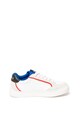 Pepe Jeans London Pantofi sport de piele ecologica, cu garnituri de piele intoarsa Adams Fete