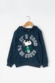 United Colors of Benetton Organikuspamut kapucnis pulóver Snoopy mintával Fiú