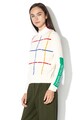 United Colors of Benetton Gyapjútartalmú csíkos pulóver női