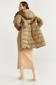 Mango Hector bélelt télikabát levehető kapucnival és kesztyűvel női