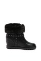 GUESS Botine cu talpa wedge ascunsa si garnitura de blana sintetica Femei