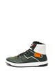 GUESS Középmagas szárú műbőr sneaker textil szegélyekkel férfi