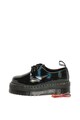 Dr. Martens Pantofi flatform de piele lacuita 1461 Quad Retro Femei