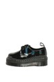 Dr. Martens Pantofi flatform de piele lacuita 1461 Quad Retro Femei