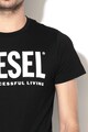 Diesel Tricou de bumbac cu imprimeu logo Diego Barbati