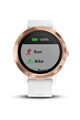 Garmin Ceas smartwatch  Vivoactive 3, HR, GPS, Rose, Silicone White Femei