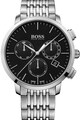 HUGO BOSS Kvarc chrono karóra rozsdamentes acél szíjjal férfi