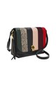 Fossil Geanta crossbody de piele cu model in dungi Maya Femei