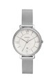 Fossil Ceas analog rotund decorat cu zirconia Femei