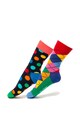 Happy Socks Unisex kockás és pöttyös mintás zokni szett - 2 pár női