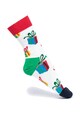 Happy Socks Set de sosete lungi unisex, cu imprimeu grafic - 3 perechi Barbati