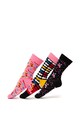 Happy Socks Set de sosete lungi unisex, cu imprimeu - 3 perechi Femei