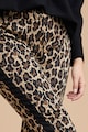 Fiorella Rubino Pantaloni conici cu animal print Femei