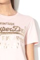 SUPERDRY Tricou cu imprimeu logo Premium Femei