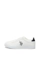 U.S. Polo Assn. Pantofi sport de piele ecologica, cu broderie logo Tabor Femei