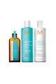 Moroccanoil Pachet Promo  pentru parul fin lipsit de volum: Sampon Extra Volume 250 ml, Balsam Extra Volume 250 ml, Tratament Light pentru par fin si deschis la culoare 100 ml Femei