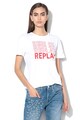 Replay Tricou cu imprimeu logo Femei