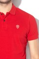 Replay Tricou polo din material pique cu aplicatie logo Barbati