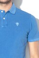 Replay Tricou polo din material pique cu aplicatie logo pe piept Barbati