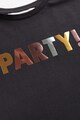 Mango Суитшърт Party с метализирани надписи Момичета