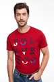 s.Oliver Tricou regular fit cu imprimeu text Barbati